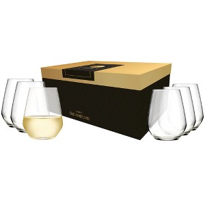 Libbey Signature Greenwich Stemless Wine Glasses, 18 Ounce, Set of 6 - 1 of 4