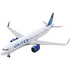 Airbus A321neo Commercial Aircraft "United Airlines" White with Blue Tail 1/400 Diecast Model Airplane by GeminiJets - 2 of 4