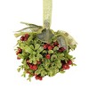 Ganz 4.0 Inch Mistletoe Hanging Kissing Ball Berries Ribbon Tree Ornaments - 3 of 3