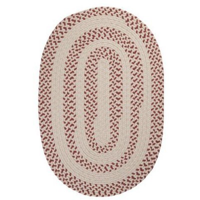 Colonial Mills Elmwood - Rosewood 5 Ft x8 Ft Oval Rug Indoor 90% Polypropylene/10% Wool