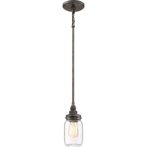 Quoizel Lighting Squire 1 - Light Pendant in  Rustic Black - image 1 of 4