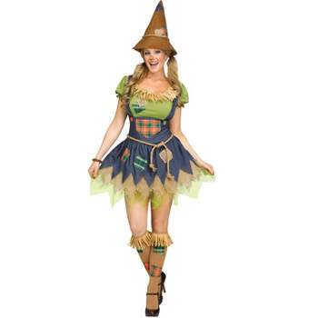 Fun World Sweet Scarecrow Women's Costume, Small/Medium