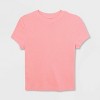 Women's Slim Fit Short Sleeve Cropped Ribbed T-Shirt - A New Day™ - 4 of 4