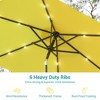 Sonkuki 7.5 ft Outdoor LED Solar Lighted Patio Market Umbrella w/ Push Button Tilt - 4 of 4