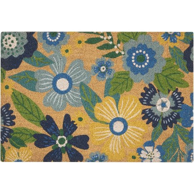 Waverly Greetings Indoor/Outdoor Modern Floral Multicolor 2' x 3' Door Mat,  (2' x 3') 