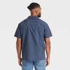 Men's Striped Short Sleeve Button-Down Shirt - Goodfellow & Co™ - 2 of 3