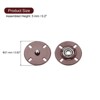 Unique Bargains Alloy Invisible Durable High Hardness Buckle Fasteners Press Studs Buttons 5 Pcs - 2 of 4