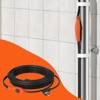 VEVOR Pipe Heating Cable, 60FT 7W/FT Heat Tape for Pipes with Built-in Thermostat, Water Pipe Heat Cable Protects PVC Hose, Black - 2 of 4