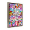 Stupell Industries Pinch Of Glitter & Sparkle Black Framed Floater Canvas Wall Art - 3 of 4