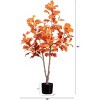 HomeStock  4 ft. Artificial Tree in Pot for Indoor/Outdoor - 4 of 4
