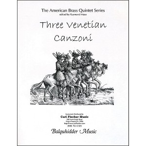 Carl Fischer Three Venetian Canzoni Book - 1 of 2