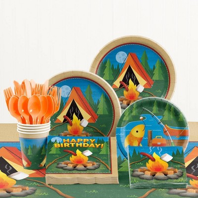 Camping Birthday Party Supplies Collection Target