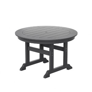 WestinTrends 47" Round Outdoor Patio Dining Table - 1 of 4