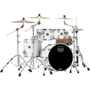 Mapex Saturn Fusion 4-Piece Shell Pack With 20" Bass Drum Satin White - 1 of 3