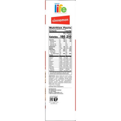Quaker Life Cinnamon Mega Size Breakfast Cereal - 32.5oz