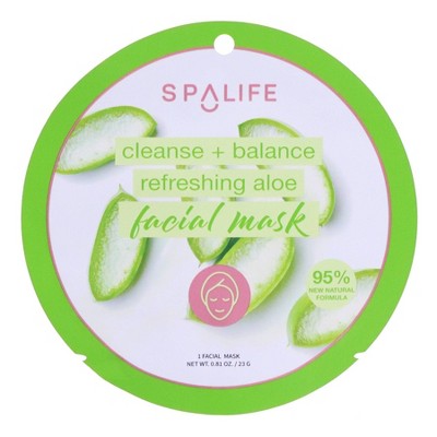 SpaLife Refreshing Aloe Mask - 0.81oz