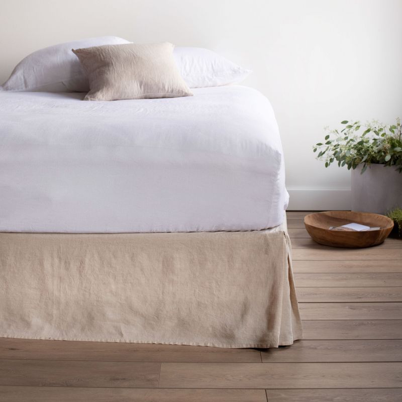 100% French Linen Bedskirt | BOKSER Home, 1 of 5