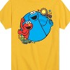 Boys' - Sesame Street - Cookie Monster And Elmo Travel Short Sleeve Graphic T-Shirt - 2 of 4