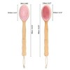 Unique Bargains Double Side Long Handle Bath Brush 4.13"x2.36" 1 Pc - 4 of 4