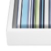 Sheila Wenzel-Ganny Lavender Mint Blue Stripes Art Canvas - Society6 - 4 of 4