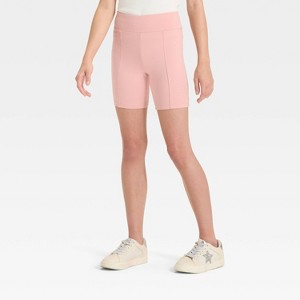 Girls' Long Bike Shorts - art class™ - 1 of 2