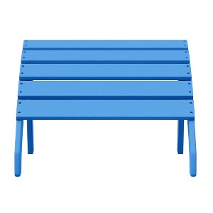 WestinTrends Dylan Outdoor Patio HDPE Adirondack Ottoman Footrest - 1 of 4