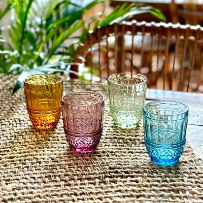Patina Vie Maison Assorted French Color Glassware 10 oz