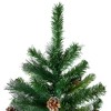 Northlight Two Tone Buckeye Glitter Pine Full Artificial Christmas Tree - 3' - Unlit - 3 of 4