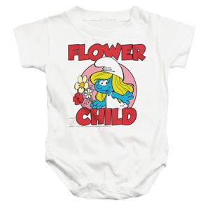 Baby Smurfs Flower Child Infant Bodysuit - 1 of 3