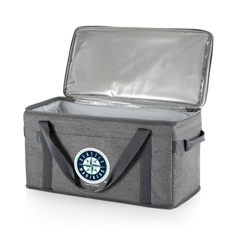 MLB Seattle Mariners 64 Can Collapsible Cooler - Heathered Gray, 2 of 6