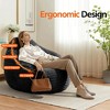 Lyngins Cozy Bean Bag Chair with Soft Removable Cover, Stylish Accent Chair & Single Sofa Chair for Living Room, Plush Lounge Seating for Kids & Teens - 4 of 4