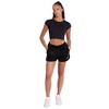 Women's Loyola Marymount University Primary Logo Casual Drawstring Cotton Sweat Shorts With Pockets - 4 of 4