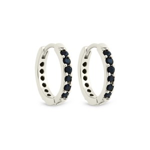 SHINE by Sterling Forever Zadie CZ Everyday Hoop Earrings - 1 of 3