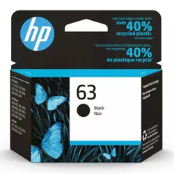 HP 63 Single Ink Cartridge - Black (F6U62AN_140)