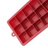 Unique Bargains 15-Cavity Small Square Ice Tray with Lid Hand Wash Only Silicone 7.87"x4.72"x1.30" 1 Pc - 3 of 3