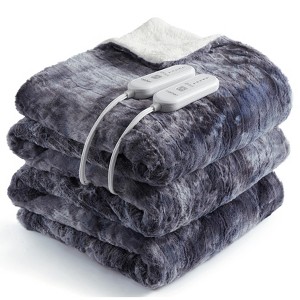 GustoWave Heated Blanket Throw - Thick Cotton Velvet & Soft Tufted Blanket with Controller, Fast Heating & Machine Washable - 1 of 4