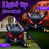 Syemin Inflatable Holiday Decorations Halloween Inflatables Animated Black Cat Outdoor Decorations Blow Up Yard Decor, Black, 40"*78"*54" - 3 of 4