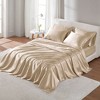 Lycvki 6-Pieces Satin Luxury Sheet Set Full - 2 of 4