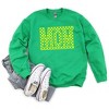 Simply Sage Market Women's Graphic Sweatshirt Mom Checkered Box Puff Print - 3 of 4