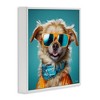 Stupell Industries Hipster Dog Portrait, 24" x 24" - 3 of 4