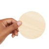Juvale 24 Pack Unfinished Wood Circles for Crafts, 4 Inch Round Wooden Cutouts for DIY Coaster Projects - 3 of 4
