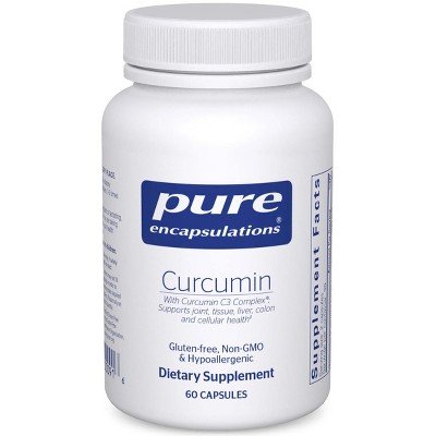 Pure Encapsulations Curcumin - 500 mg - Supports Joint Health & Liver Health - Curcuma Longa Capsule - Non-GMO & Vegan