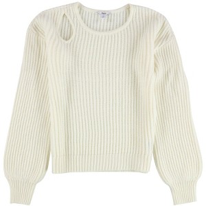 bar III Womens Balloon Sleeve Pullover Sweater - 1 of 2