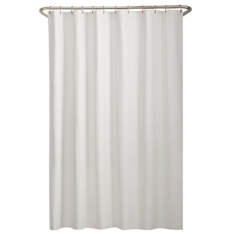 Water Repellant Fabric Shower Liner - Zenna Home, 1 of 6