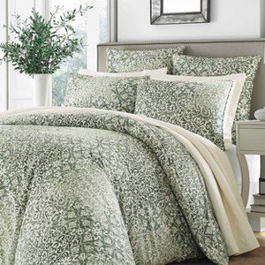 Abingdon Comforter set Green - Stone Cottage - 1 of 4