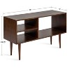 Kate and Laurel Locklear Rectangle Wood Console Table, 38x14x25, Walnut Brown - 2 of 4