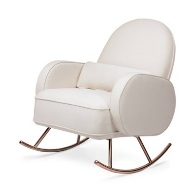 Luxurious Compass Cream Rocker with Rose Gold Legs