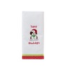 SKL Home Yappy Howlidays Red & White Polka Dot Striped Trim 2-Piece Dish Towel Set - 16x26", Multi - 2 of 4