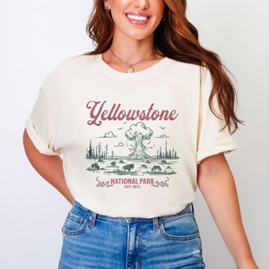 Simply Sage Market Yellowstone National Park EST. 1872 Garment Dyed Tee - 1 of 4