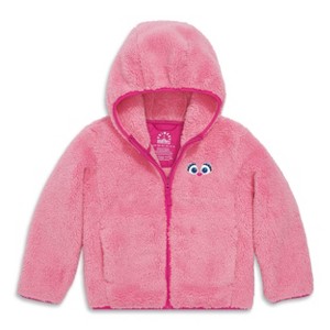 Primary Kids Sesame Street Teddy Fleece Jacket in Taffy Size 1